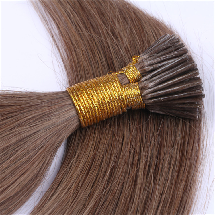 Wholesale double drawn mini i tip hair extensions made in china QM050